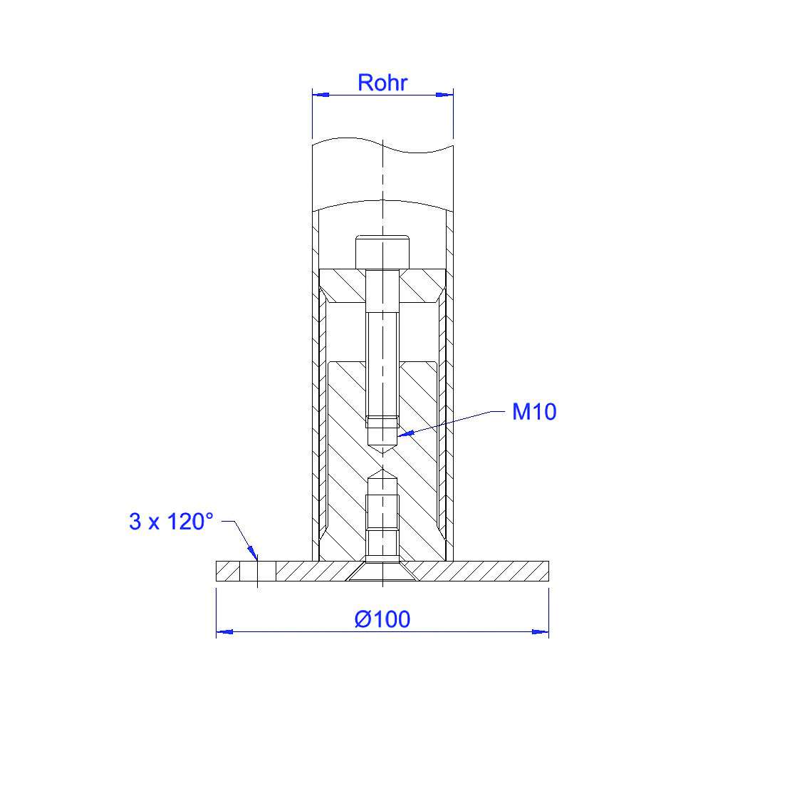 Bodenanker | Bodenanker | Pfostenbefestigung | Abelshop